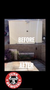 Shed Removal Before & After